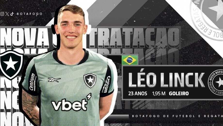 Botafogo anuncia contratação do goleiro Léo Linck, ex-Athletico-PR