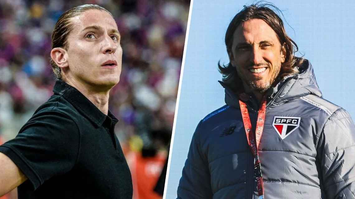 Como Filipe Luís e Zubeldía mexem com atletas de Flamengo e São Paulo e vão na contramão de antecessores