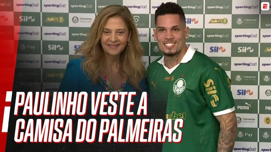 Paulinho diz que não tem prazo certo para jogar pelo Palmeiras e se coloca à disposição para atuar como ‘camisa 9’: ‘Sempre em busca do gol’