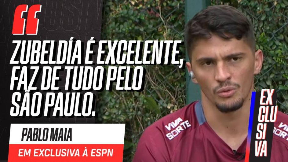 Pablo Maia promete marcar mais por Oscar e se derrete pelo ‘excelente’ Zubeldía: ‘Faz de tudo pelo São Paulo’