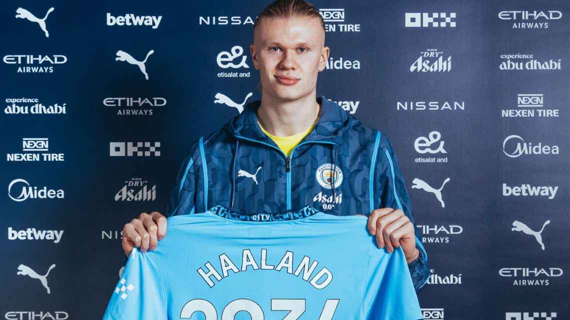 Haaland surpreende e assina renovação ‘monstruosa’ até 2034 com o Manchester City