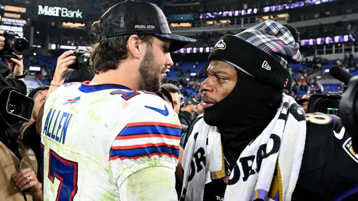 Allen e Lamar em disputa pelo MVP, vaga na final e mais: por que Bills e Ravens é ‘o jogo dos playoffs’ até aqui