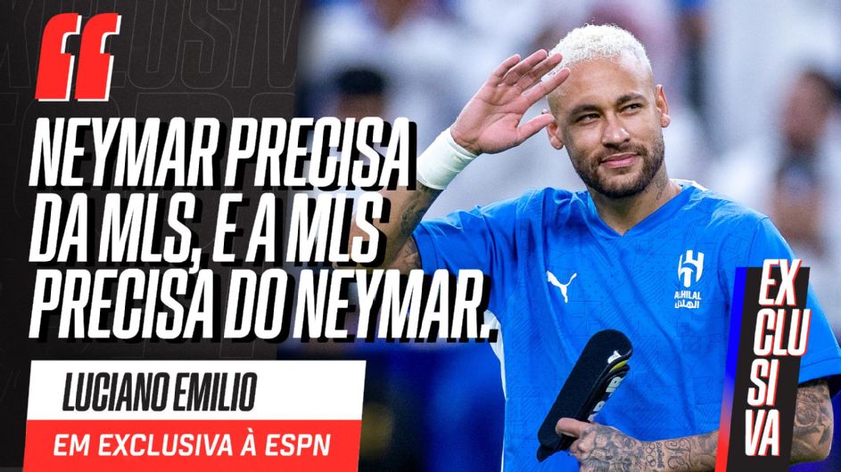 Lenda da MLS diz que Neymar só ficaria abaixo de Messi na história de liga americana e cita alvoroço nas ruas: ‘Ele vem?’