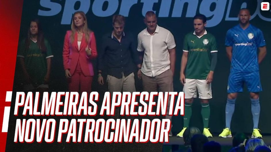 Após fim da ‘era Crefisa’, Palmeiras apresenta Sportingbet como novo patrocinador máster; veja valores