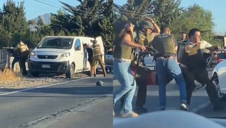 VIDEOS – Con carabinero herido y varios detenidos: así fue violento asalto a banco en Putaendo