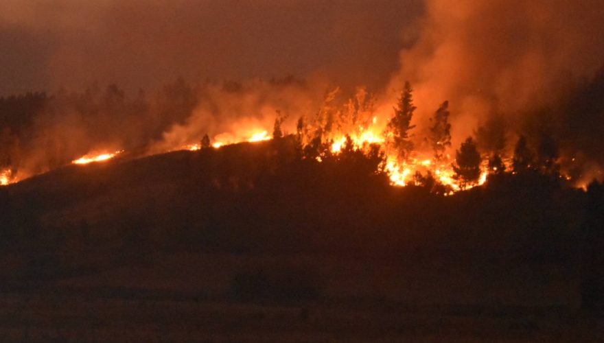 Hasta cuándo se extenderá el toque de queda en La Araucanía por los incendios forestales