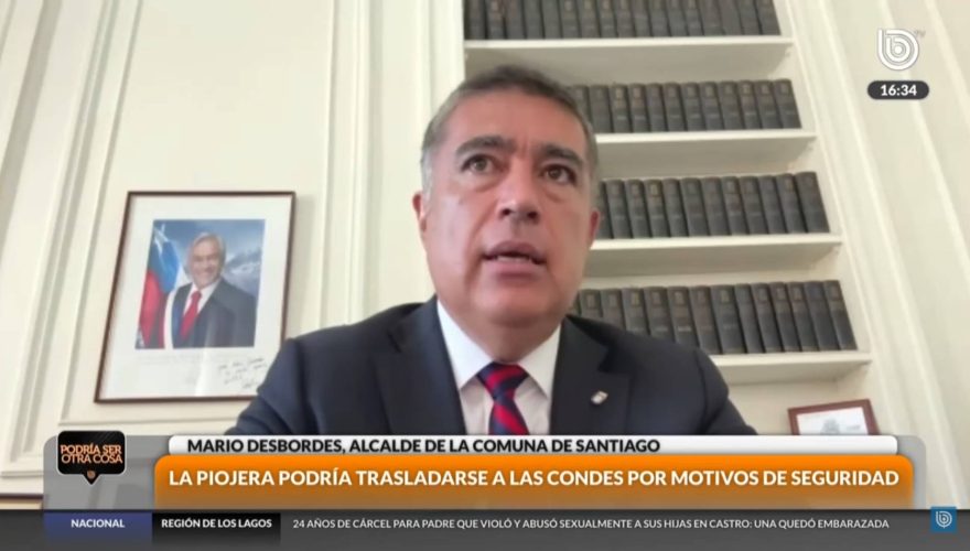 VIDEO – “Le pedí al gabinete…”: la explicación de Desbordes a la foto de Piñera en su oficina