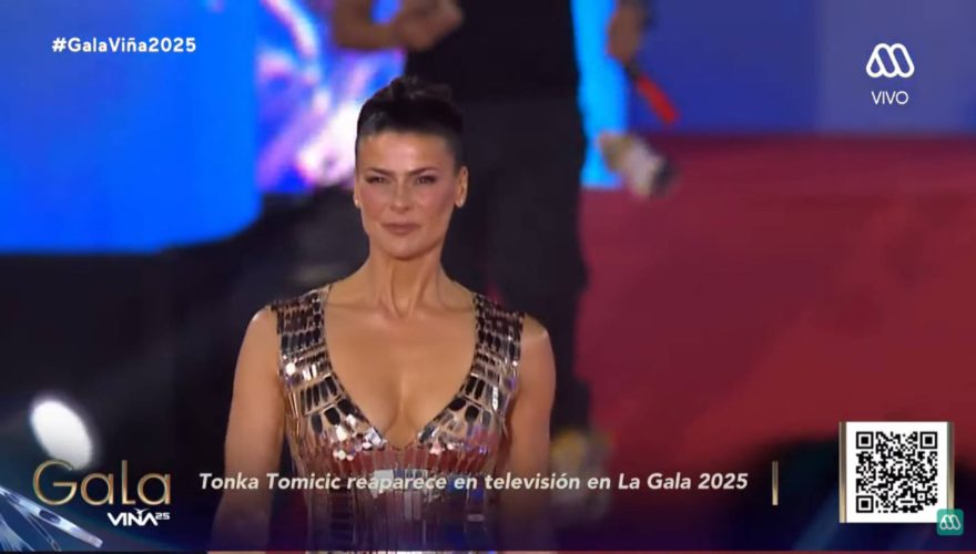 VIDEO – El triunfal regreso de Tonka Tomicic en la Gala de Viña 2025