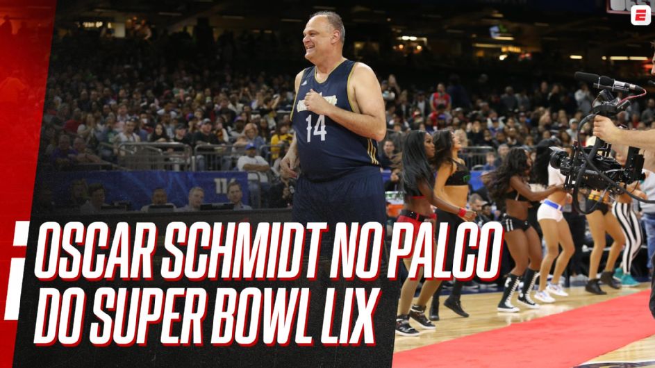 Você sabia que Oscar Schmidt, craque do basquete, já jogou no local do Super Bowl?