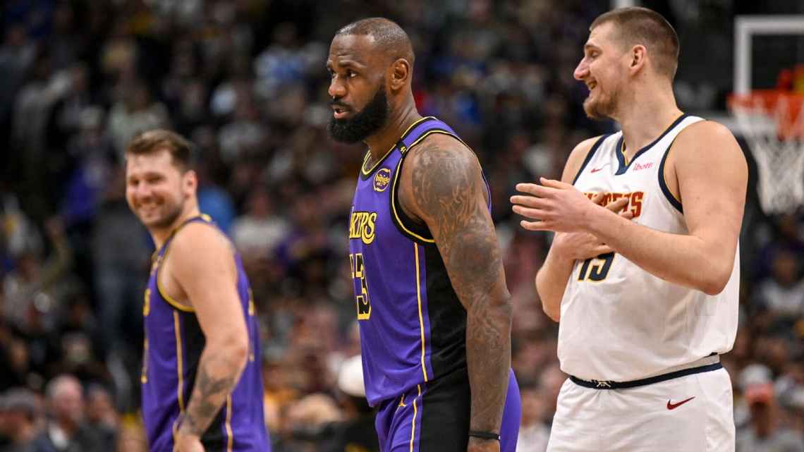 Lakers encerram tabu contra os Nuggets em primeira grande noite de Doncic por nova equipe na NBA