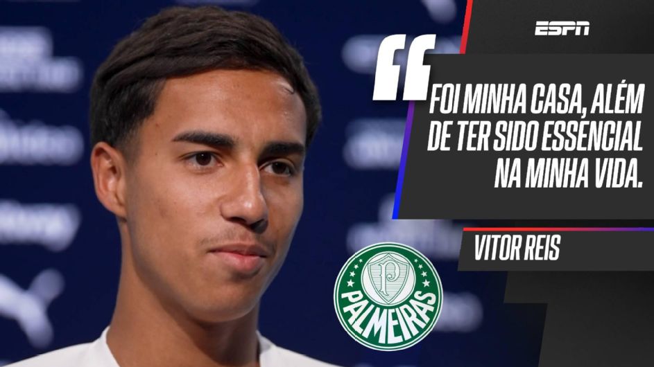 Vitor Reis viajava 200km todos os dias para treinar e impressionou Palmeiras; agora, deve fazer estreia pelo City