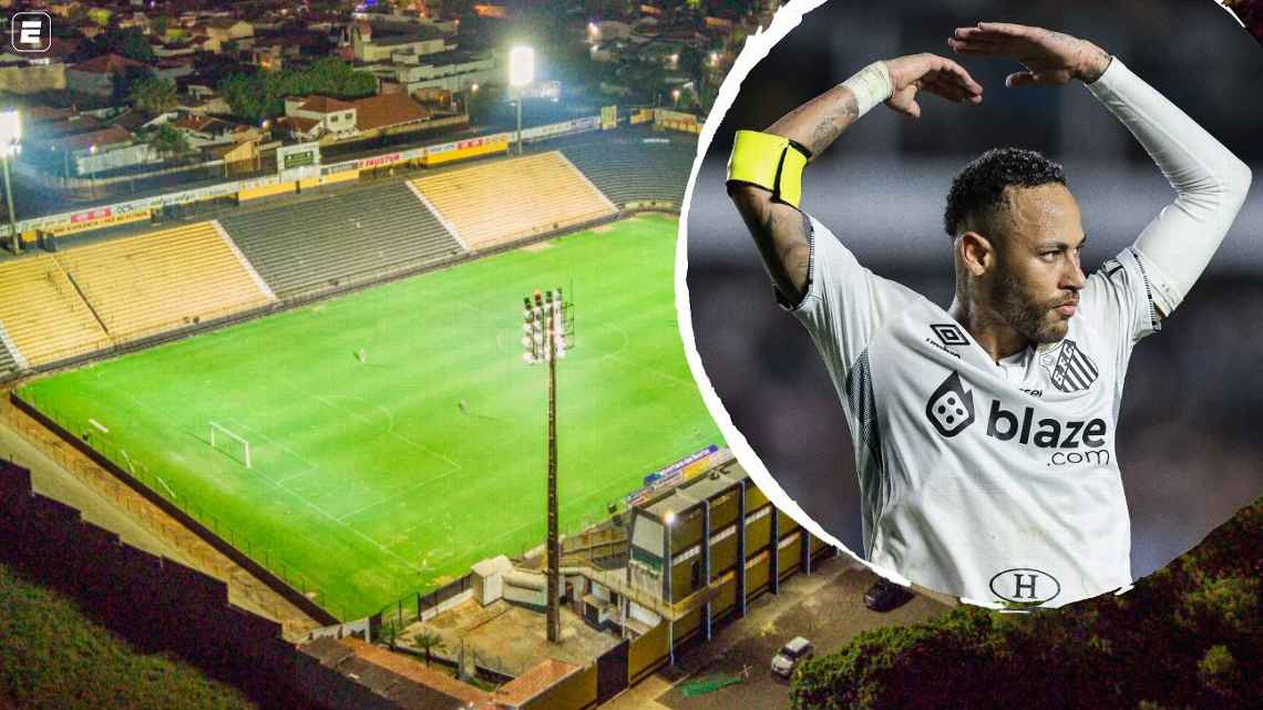 ‘Efeito Neymar’ vai colocar quase um terço de cidade para ver Santos e garantir recorde ao Novorizontino