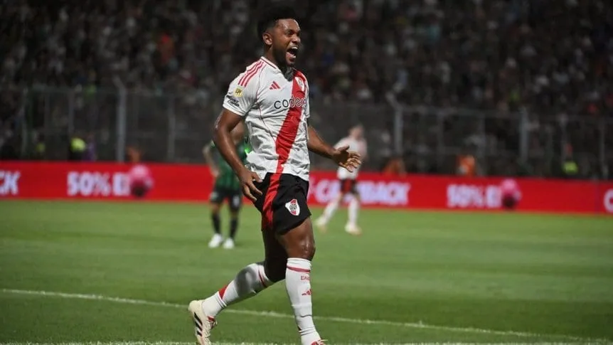 River cambió la cara a tiempo y celebró su primer éxito de visitante ante San Martín (SJ) por el Torneo Apertura