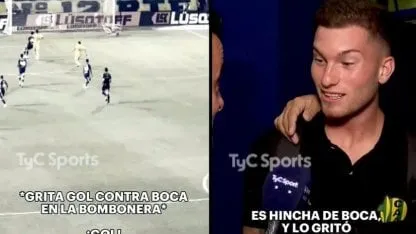 La increíble historia del amigo de Tiago Serrago y su golazo en la Bombonera: “Es hincha de Boca y lo gritó”