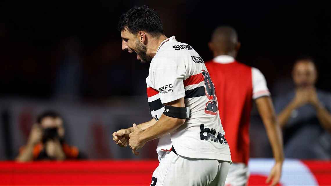 Com São Paulo na ‘melhor versão’, Calleri afirma: ‘Palmeiras com certeza não queria jogar contra nós’