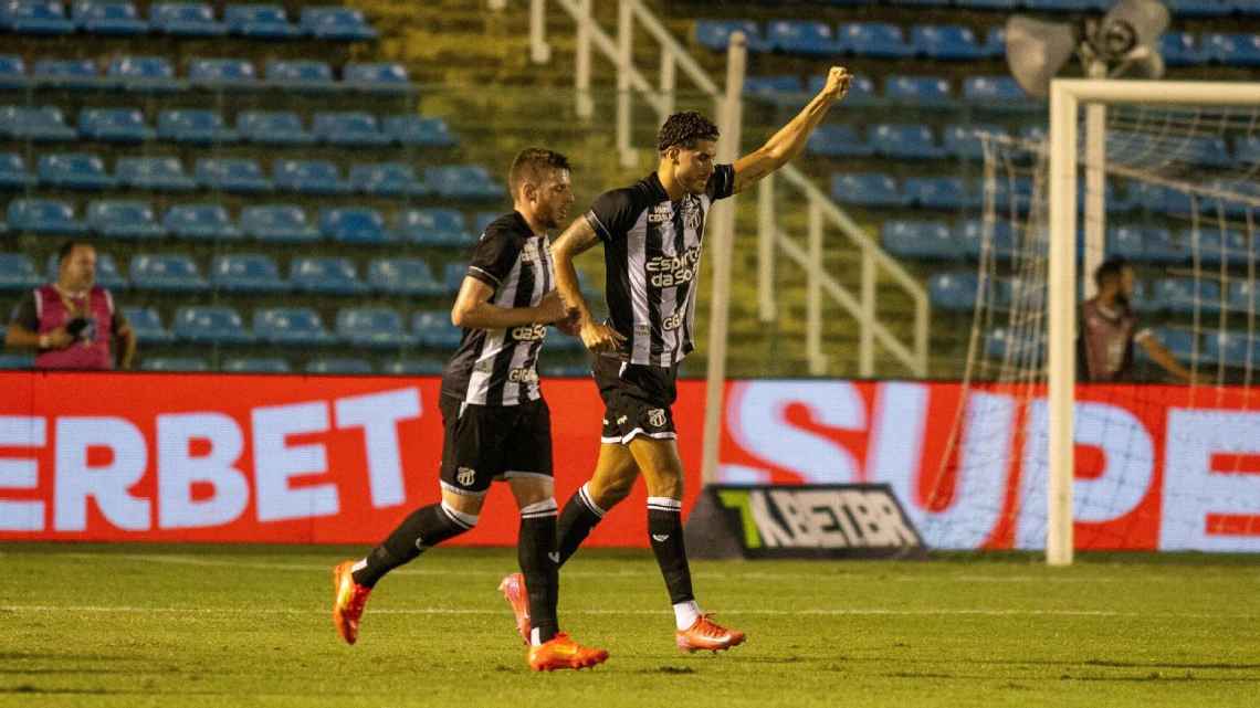 Pedro Raul marca de novo, Ceará vence o América-RN e volta ao G-4 da Copa do Nordeste