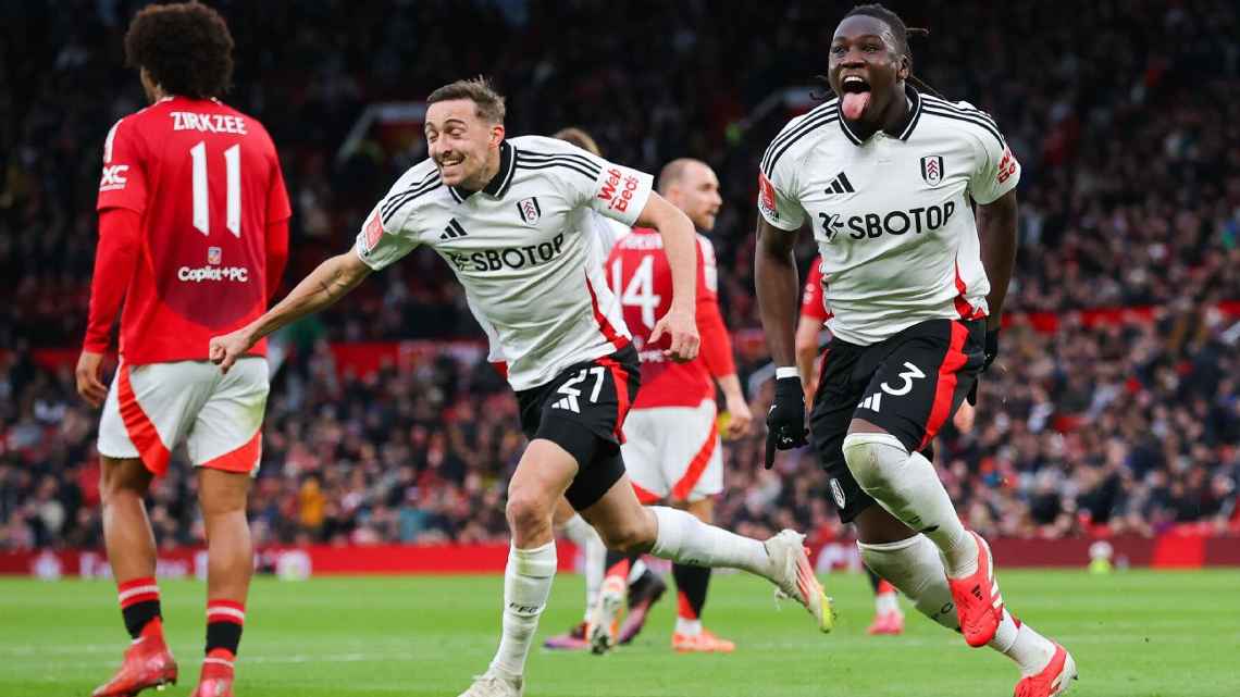 United perde para o Fulham nos pênaltis e dá adeus à Copa da Inglaterra