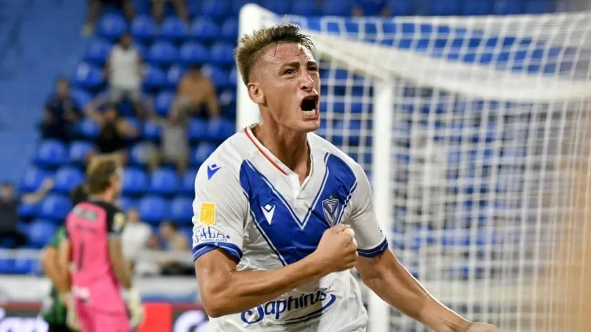 Vélez cortó su peor racha ante San Martín (SJ) y celebró por primera vez en el Torneo Apertura