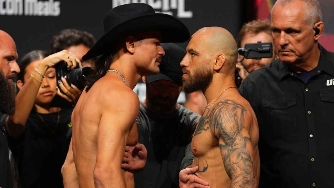 Diego Lopes vence Jean Silva por nocaute em duelo sangrento no UFC Noche