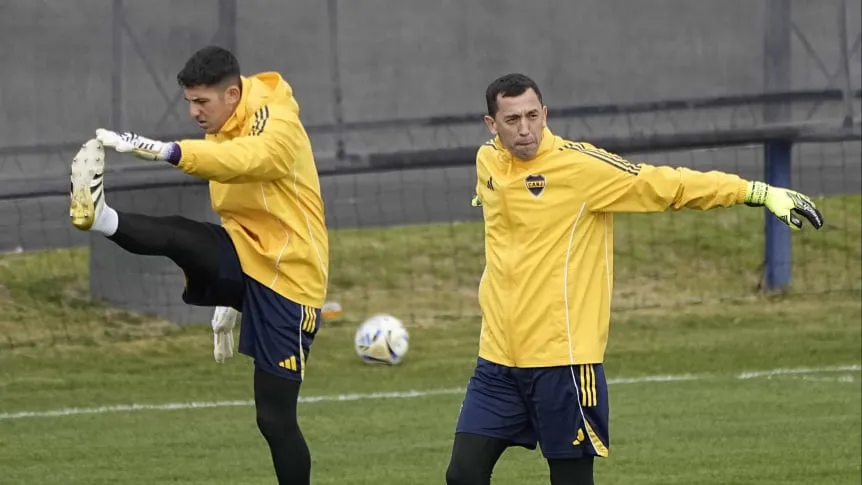 Marchesín respondió bien en la práctica y podría ser titular en Boca