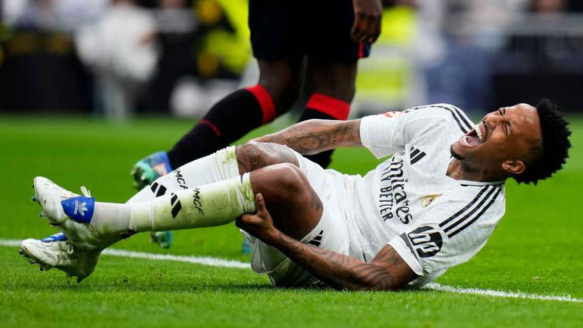 Militão sofre ruptura no bíceps femoral e deve desfalcar o Real Madrid por um longo período