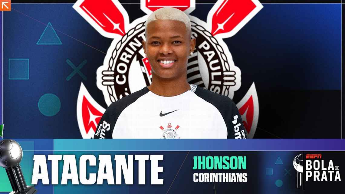 Prêmio ESPN Bola de Prata: Jhonson completa ‘volta por cima’ no Corinthians após lesão no joelho e vence como atacante