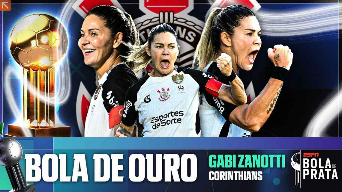 Prêmio ESPN Bola de Prata: Maior da história do Corinthians, Gabi Zanotti coroa carreira com Bola de Ouro inédita