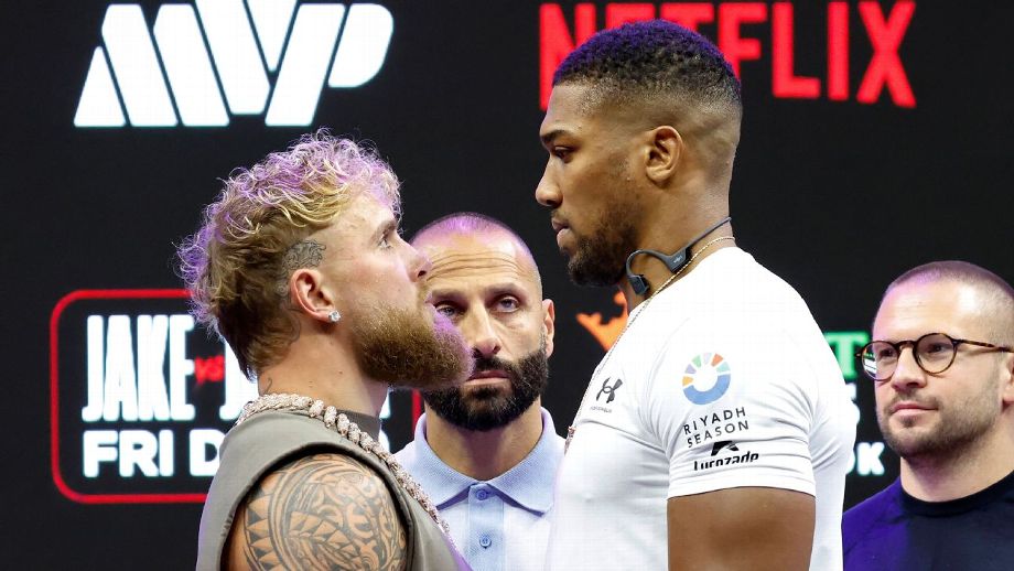Jake Paul nocauteando Anthony Joshua será a maior ‘zebra’ da história do boxe?