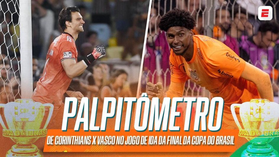 Corinthians x Vasco AO VIVO: siga o duelo da Copa do Brasil em tempo real