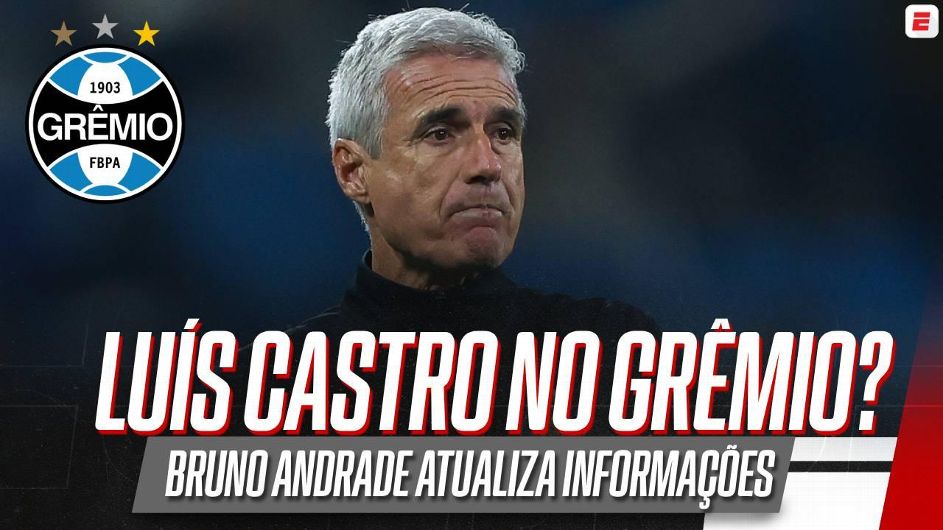 Grêmio avança e encaminha acordo com Luís Castro