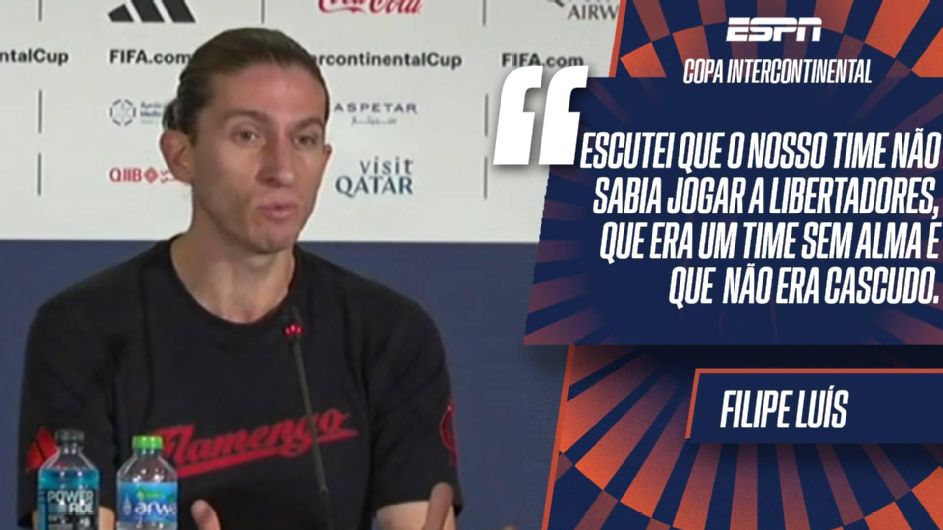 Flamengo ‘cascudo’ para a final? Filipe Luís desabafa em coletiva antes de encarar o PSG: ‘Me desculpe, mas…’