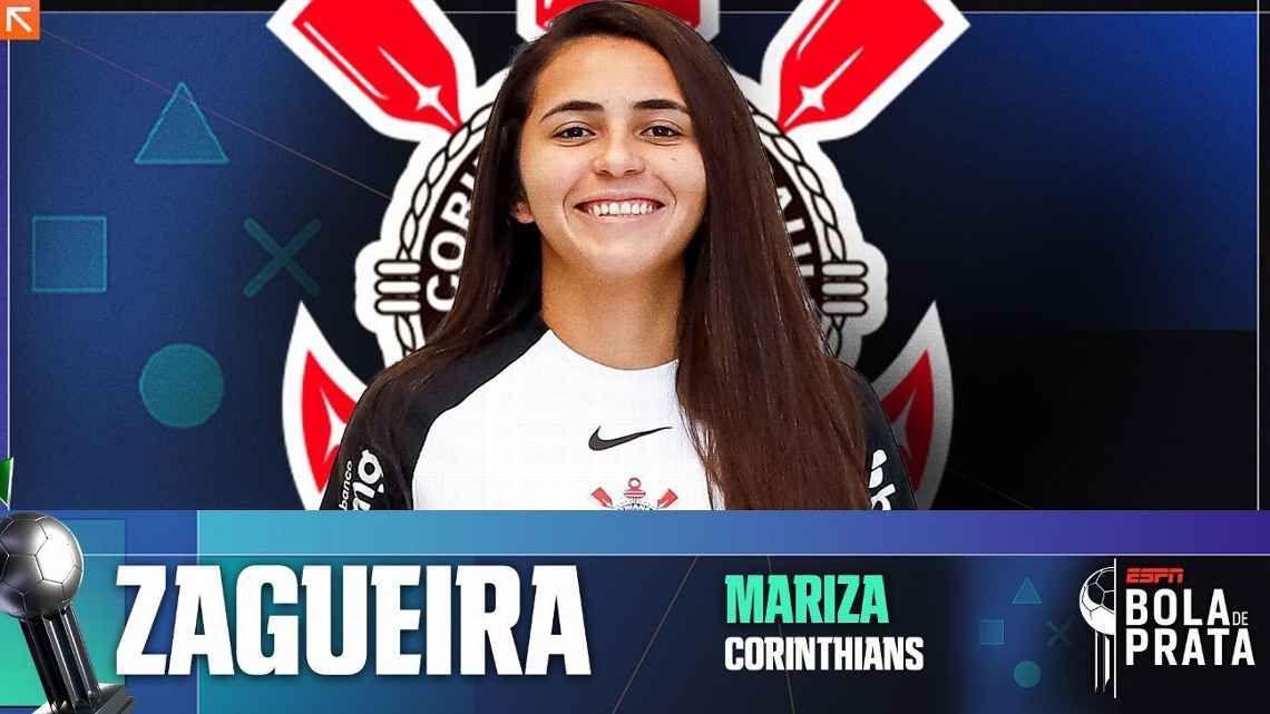 Prêmio Bola de Prata ESPN: De volante a zagueira no Corinthians, Mariza chega ao The Best e leva prêmio