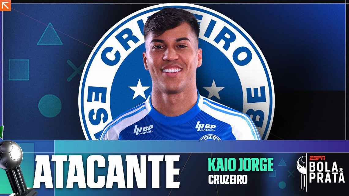 Prêmio ESPN Bola de Prata: Kaio Jorge brilha após incertezas na Itália, dá orgulho ao pai cruzeirense e leva troféu