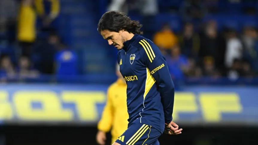 Por qué Cavani no entró ni un minuto en la derrota de Boca ante Racing