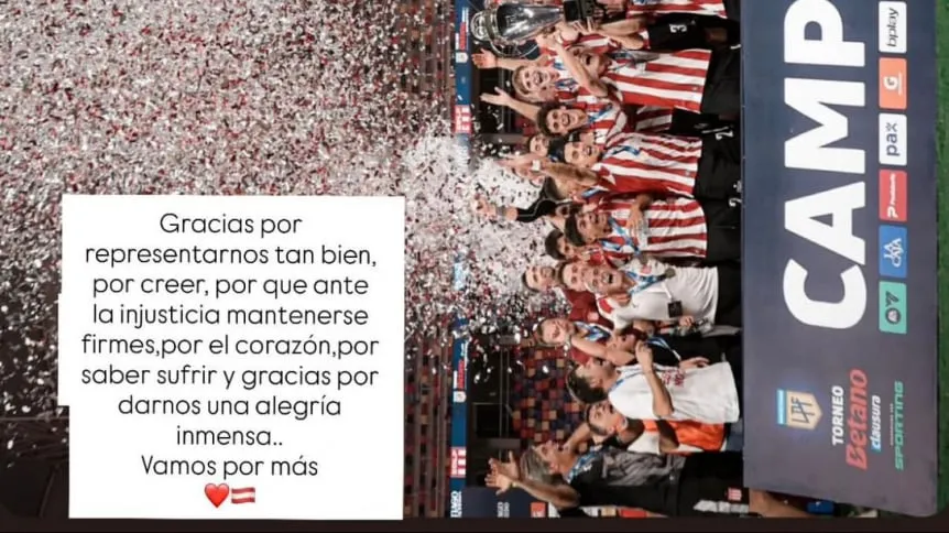 El especial mensaje de Verón a los jugadores de Estudiantes: “Gracias por mantenerse firmes ante la injusticia…”